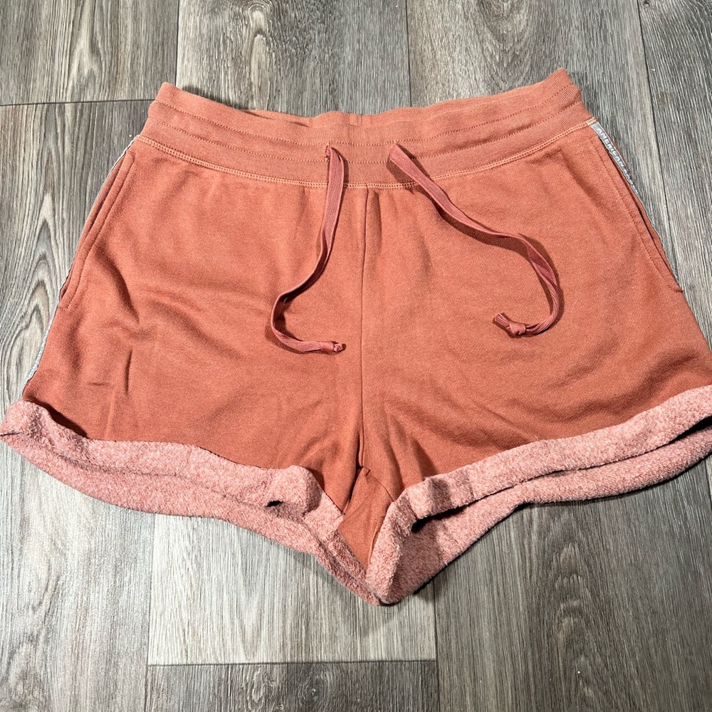 Women’s American Eagle Cotton Shorts, Rust Orange, Size S